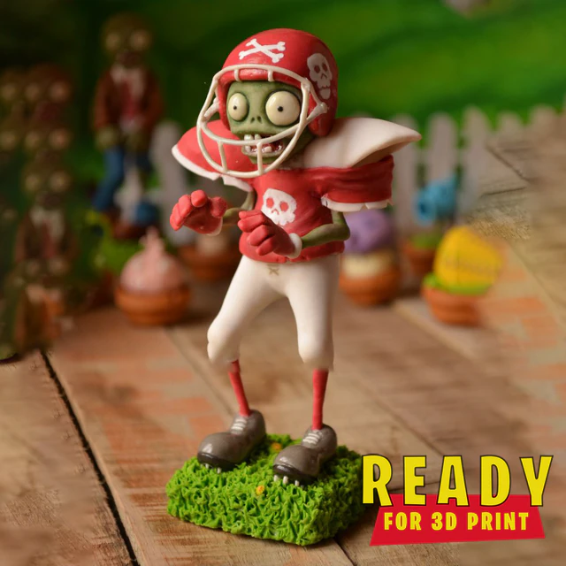 PLANTS VS ZOMBIES 3D Print Model .c4d .max .obj .3ds .fbx .stl .blend