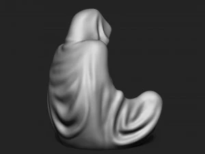 GHOST WIZARD CANDLESTICK 3D Print Model