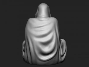 GHOST WIZARD CANDLESTICK 3D Print Model