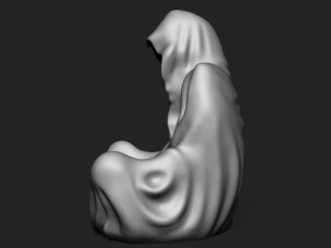 GHOST WIZARD CANDLESTICK 3D Print Model