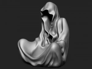 GHOST WIZARD CANDLESTICK 3D Print Model