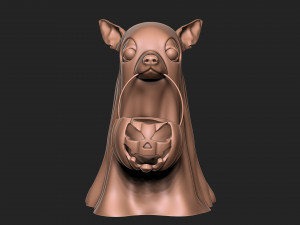 HALLOWEEN GHOST DOG 3D 打印模型