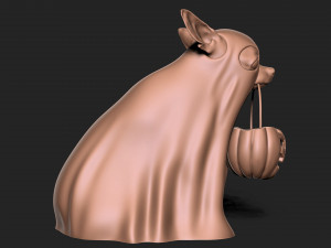 HALLOWEEN GHOST DOG 3D 打印模型