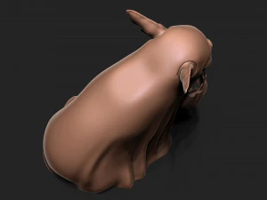 HALLOWEEN GHOST DOG 3D Print Model