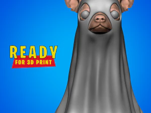 СОБАКА-ПРИЗРАК ХЭЛЛОУИНА 3D Принт Модель