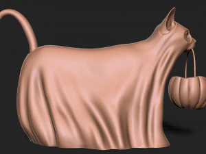 HALLOWEEN CAT 3D Print Model
