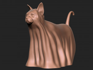 HALLOWEEN CAT 3D-printmodel