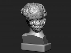 DAVID WITH ICE CREAM STATUE 3D प्रिंट मॉडल