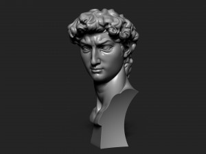 DAVID VASE STATUE 3D 프린트 모델