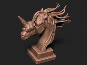 HORSE AND UNICORN WITH ICE CREAM 3Dプリントモデル