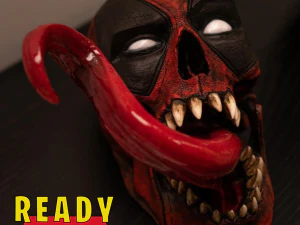 ZOMBIE DEADPOOL 3D Print Model