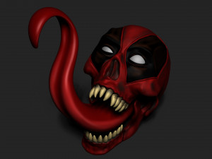 ZOMBIE DEADPOOL 3D 프린트 모델