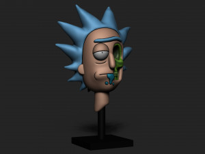 RICK AND MORTY - RICK SKULL 3D-Druckmodell