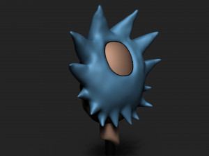 RICK AND MORTY - RICK SKULL 3D-Druckmodell