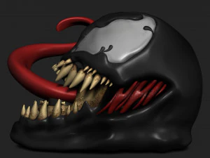 VENOM SKULL 3D Print Model