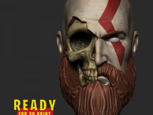 KRATOS SKULL 3D Print Model