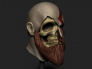 KRATOS SKULL 3D Print Model