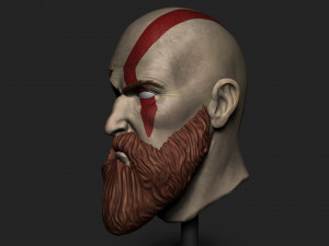 KRATOS SKULL 3D Принт Модель