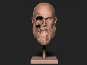 KRATOS SKULL 3D Print Model