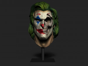JOKER SKULL - JOAQUIN PHOENIX 3D Print Model