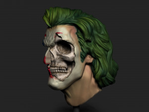 JOKER SKULL - JOAQUIN PHOENIX 3D Print Model