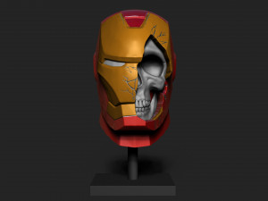IRON MAN SKULL 3Dプリントモデル