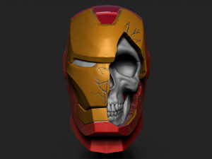 IRON MAN SKULL 3Dプリントモデル