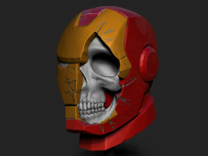 IRON MAN SKULL 3Dプリントモデル