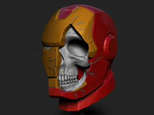 IRON MAN SKULL 3D Print Model