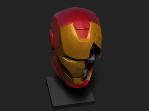 IRON MAN SKULL 3Dプリントモデル