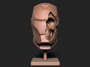 IRON MAN SKULL 3Dプリントモデル