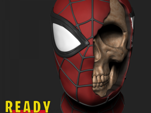 SPIDER-MAN SKULL 3D Print Model