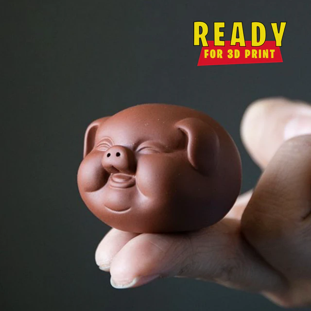 MINI PIGGY HOME OFFICE DECOR 3D Print Model .c4d .max .obj .3ds .fbx .stl .blend 