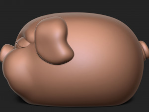 MINI PIGGY HOME OFFICE DEKOR 3D Druckmodell