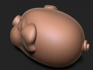 MINI PIGGY HOME OFFICE DECOR 3D Print Model