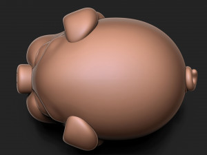 MINI PIGGY HOME OFFICE DEKOR 3D Druckmodell