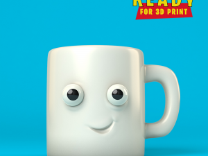 HOT COFFEE CUP 3D Print Model