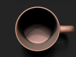 热咖啡杯 3D 打印模型