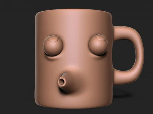 HOT COFFEE CUP 3D Print Model