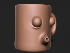 HOT COFFEE CUP 3D Print Model