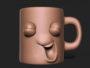 Hei&szlig;e Kaffeetasse 3D Druckmodell