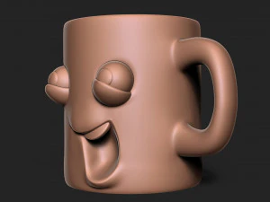 Hei&szlig;e Kaffeetasse 3D Druckmodell