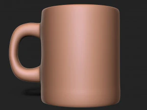 Hei&szlig;e Kaffeetasse 3D Druckmodell