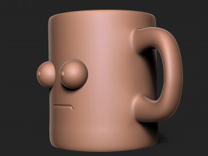 HOT COFFEE CUP 3D 打印模型