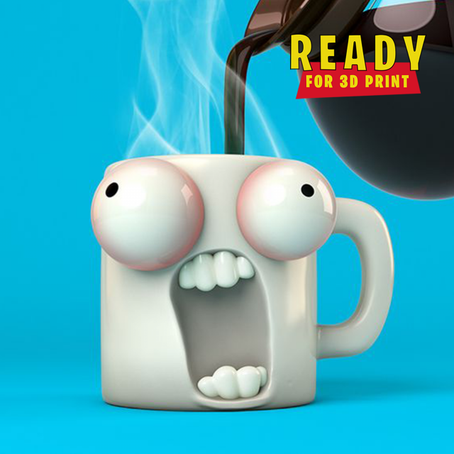HOT COFFEE CUP 3D 打印模型 .c4d .max .obj .3ds .fbx .stl .blend
