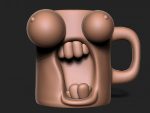 HOT COFFEE CUP 3D 打印模型
