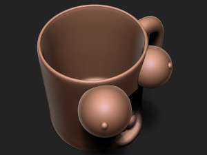 HOT COFFEE CUP 3D 打印模型