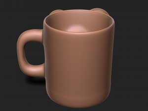 HOT COFFEE CUP 3D 打印模型
