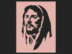 Jesus on wall decor Modelo de Impressão 3D