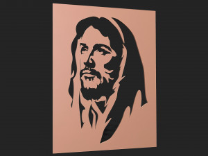 Jesus on wall decor Modelo de Impressão 3D